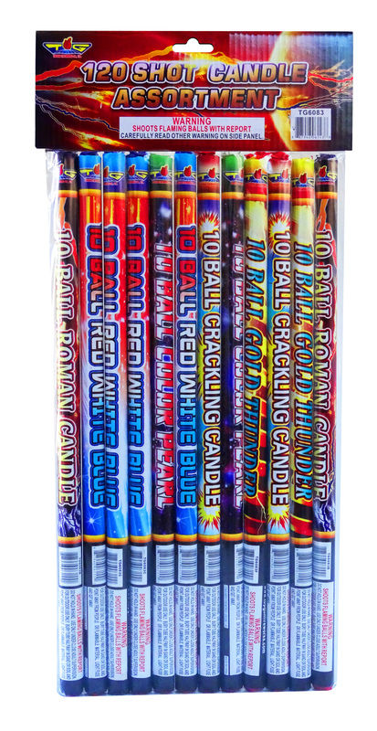 120 Shot Candle Assortment