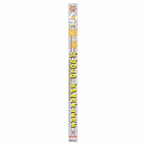 36-inch Gold Sparklers 36" Gold Sparklers (Wire)