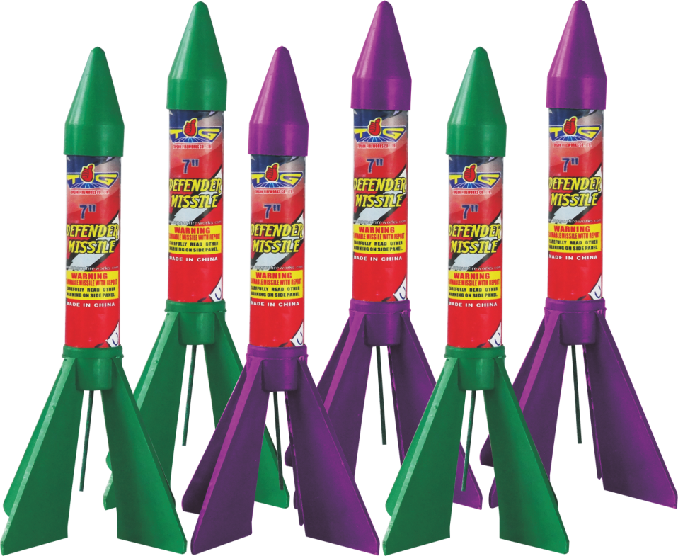 7 inch Defender Missile 100 Shot Saturn Missile