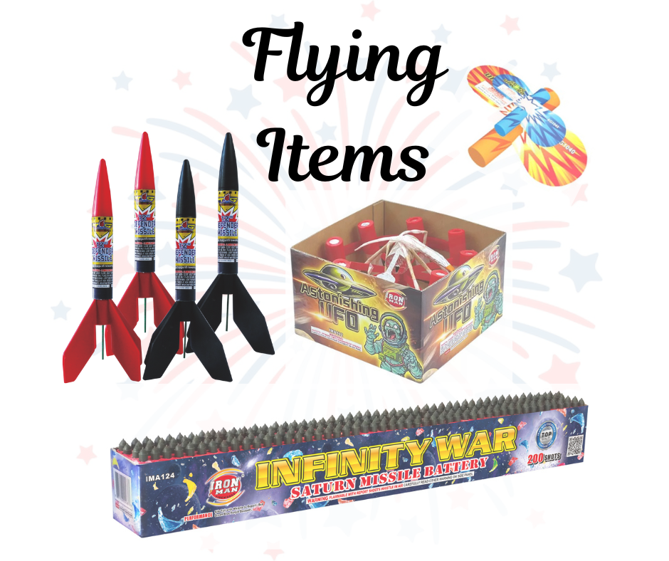 Flying 100 Shot Saturn Missile
