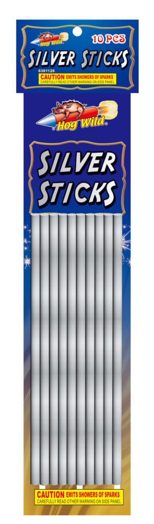 Silver Sticks 10" Silver Sticks