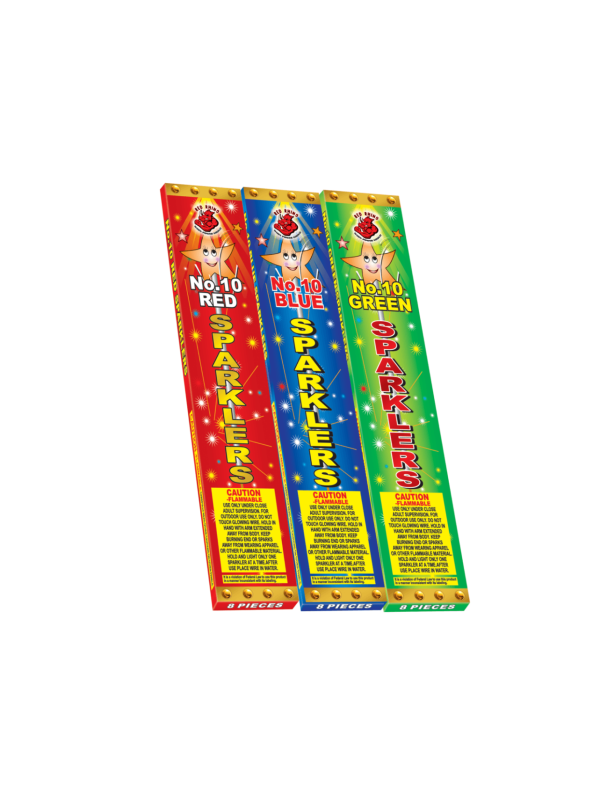 No. 10 Color Sparklers