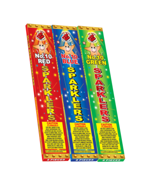 No. 10 Color Sparklers