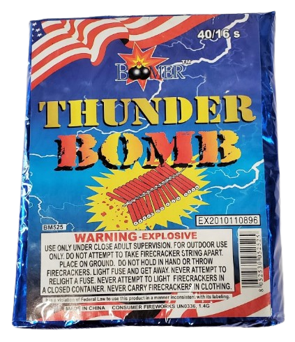 Thunder Bomb Firecrackers 40/16's