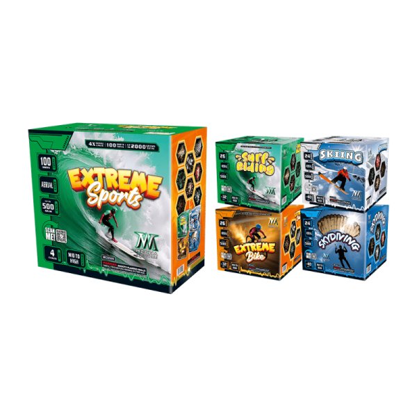 100 Shot Extreme Sports Assortment