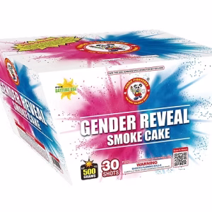 30 Shot Gender Reveal Smoke Cake