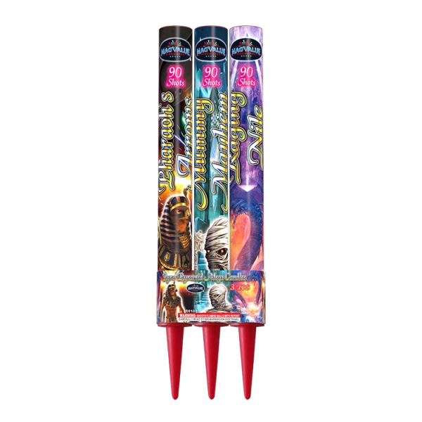 90 Shot Pyro Pyramid Mega Candles