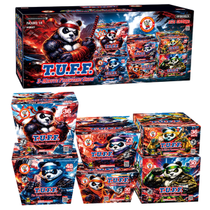 253 Shot T.U.F.F. 3 Minute Fireworks Show